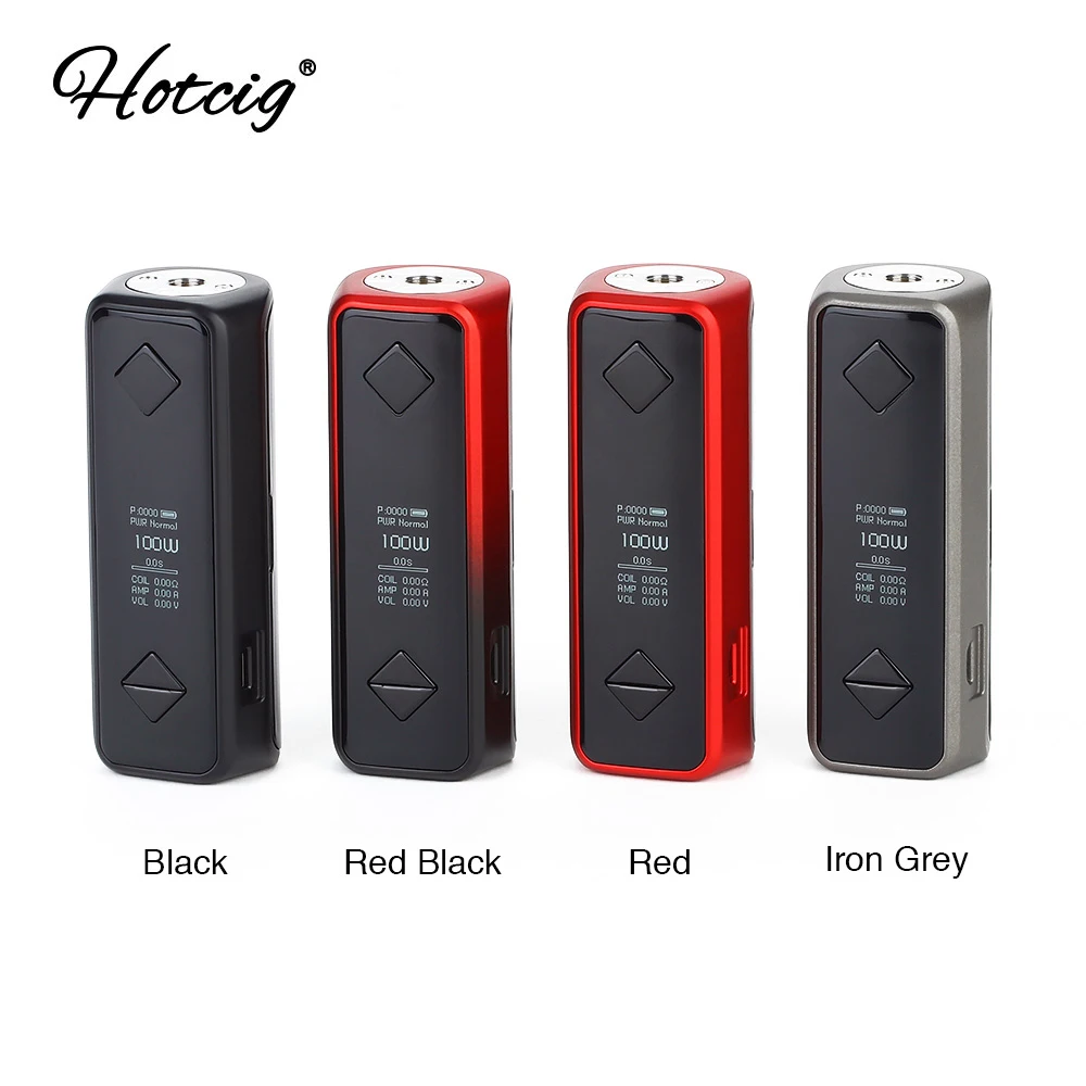 Hotcig G100 TC Box MOD с 0,5 г-жа быстрой стрельбы и Мощность по 1865/20700/21700 Батарея Vape Mod