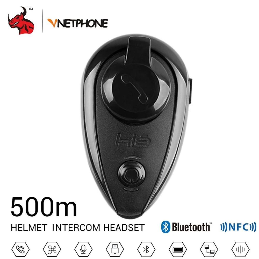 

VNETPHONE Helmet Headset Motorcycle Intercom Helmet Bluetooth Interphone Wireless Intercom Bluetooth Intercom For Motorcycle
