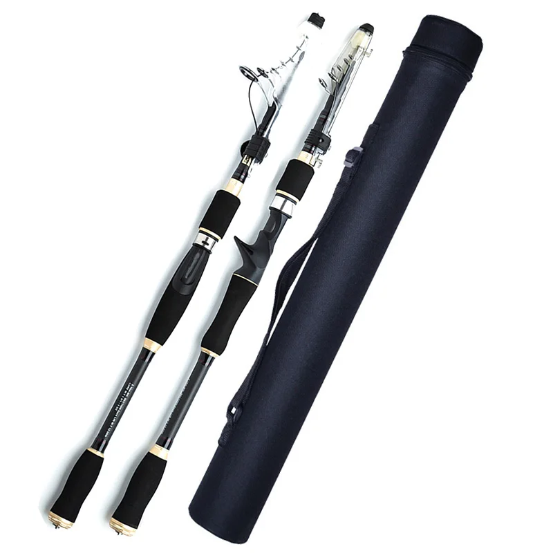 

Fishing Rod Telescopic 1.8m/2.1m/2.4m/2.7m/3.0m/3.6m MH Power Carbon Spinning Lure Rods Travel Set Pole for Trout