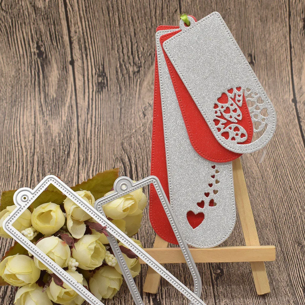 

Heart Bookmark Metal Cutting Dies For DIY Scrapbooking Paper Card DIY Embossing Template Craft Dies