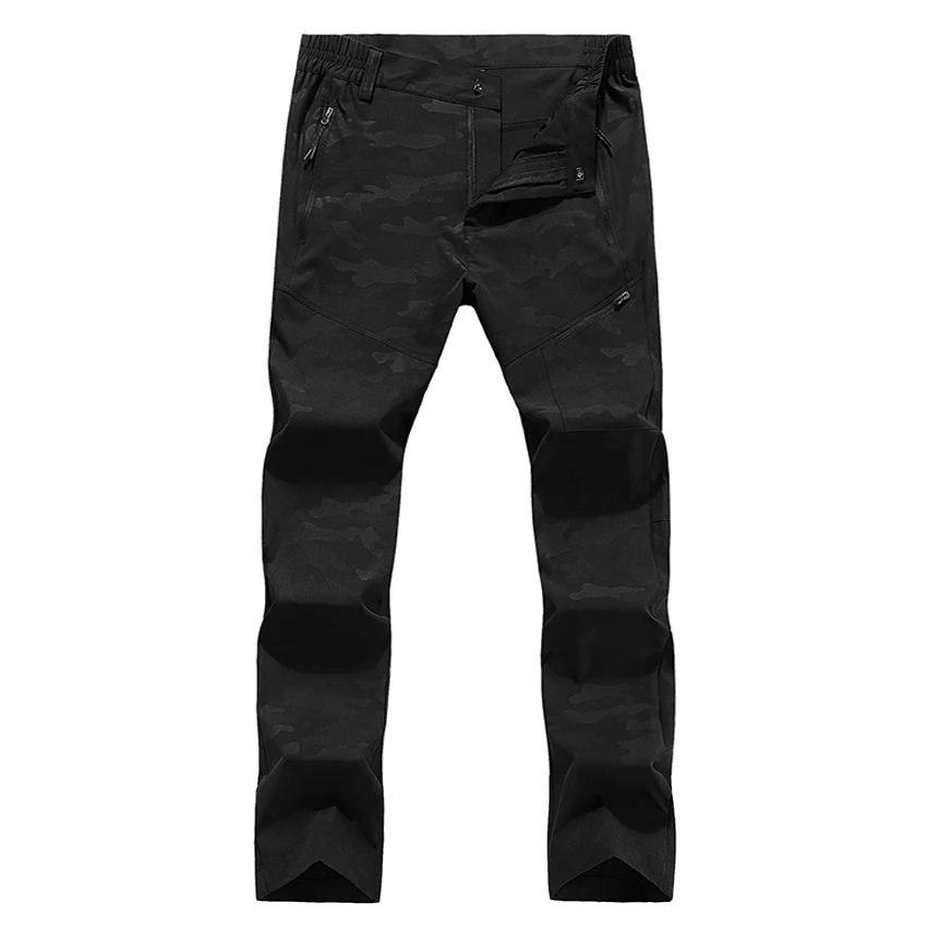 Mountainskin 6XL hombres de secado rápido Pantalones suaves al aire libre Trekking Camping senderismo pesca caza pantalones Sweatpants para mujeres VA238