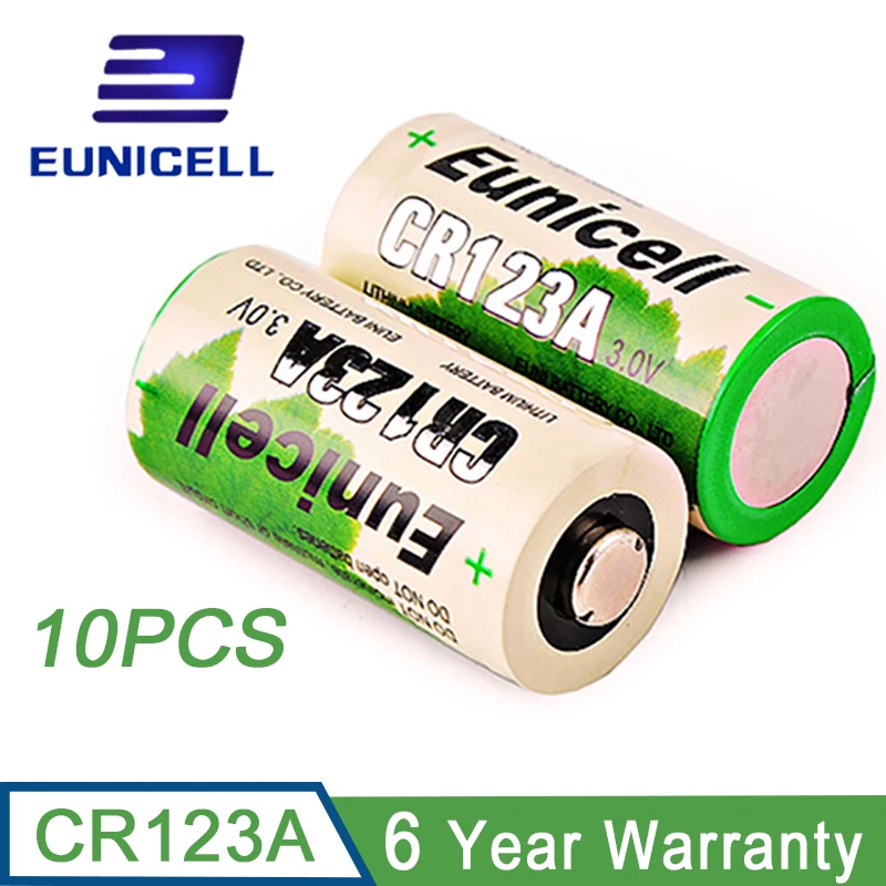 Литиевая батарея 3 в CR123A 16430 CR 123A CR17345 KL23a VL123A DL123A 5018LC SF123 10 шт. сухие первичные