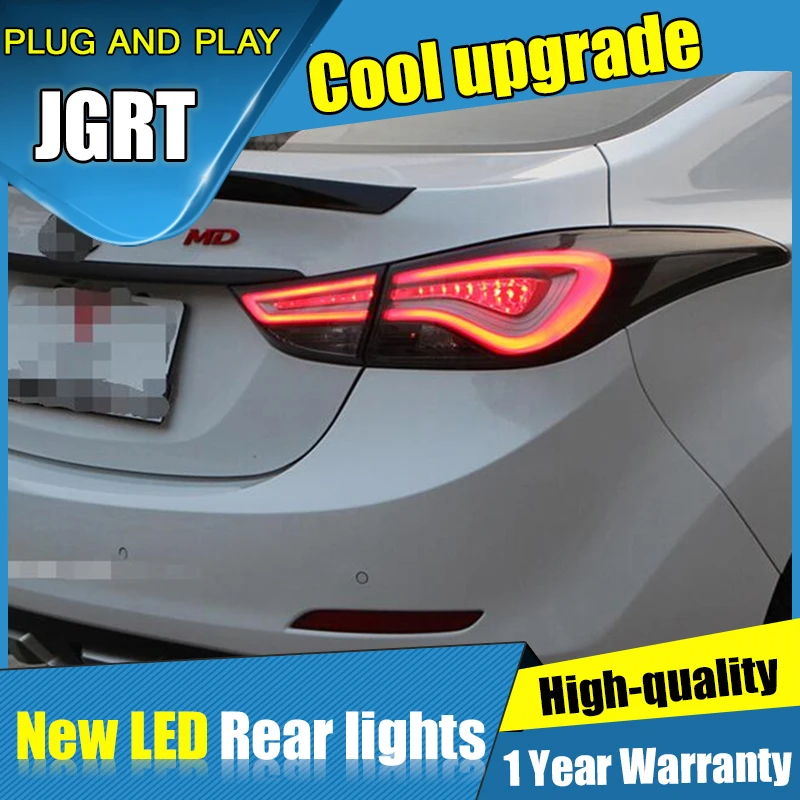 Car Styling for Hyundai Elantra Tail Lights 2011 2016 FULL LED Elantra
