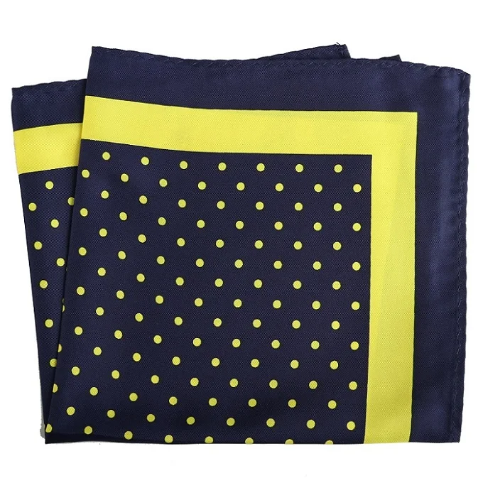 PH111 Pocket Square Портной Смит мужской платок цветочный якорь клетчатый горошек печатных носовой платок из полиэстера бизнес Карманный квадратный 33x33 CM - Цвет: PH111 Pocket Square