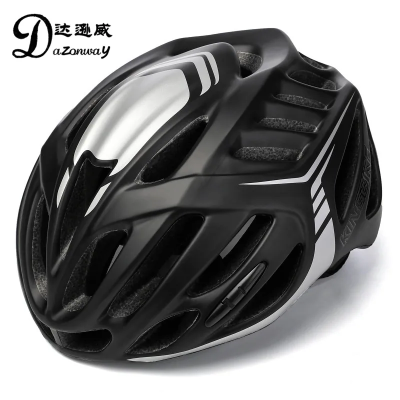 

KINGBIKE Bicycle Helmet Titanium Ultralight In-mold Cycling Helmets With Visor Breathable Road Mountain MTB Outdoor Bike Helmets