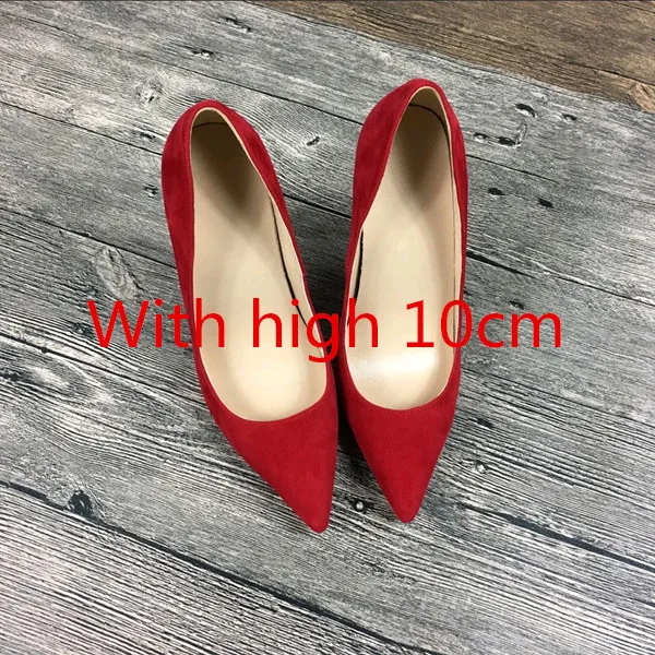 Новые женские туфли на высоком каблуке; эксклюзивные женские туфли на высоком каблуке 10 см, 12 см - Цвет: With high 10cm