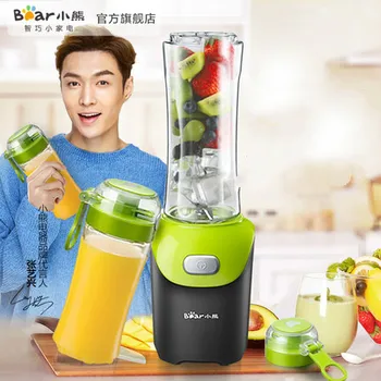 

Bear Mini Portable Juicers Stainless Steel 2pcs TRITAN Cups Food Mixer Blenders Kitchen Aid Sports