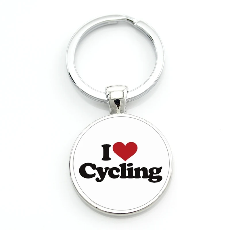 JWEIJIAO I Love My брелок с велосипедом Винтажный велосипед для езды на велосипеде милый брелок для ключей кольцо держатель для мужчин и женщин ювелирные изделия на заказ SP426 - Цвет: SP425