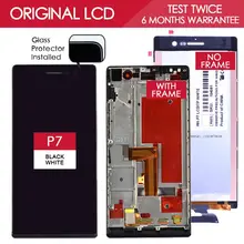 100% Tested Original 5 inch 1920×1080 Display For HUAWEI P7 LCD Ascend P7 Touch Screen Digitizer Assembly With Frame