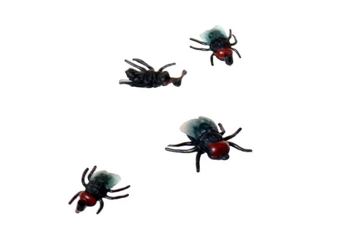 Набор/10 шт игрушка Реплика мухи летают Хэллоуин модель насекомого игра вечерние принадлежности противная уродливая шутка розыгрыш