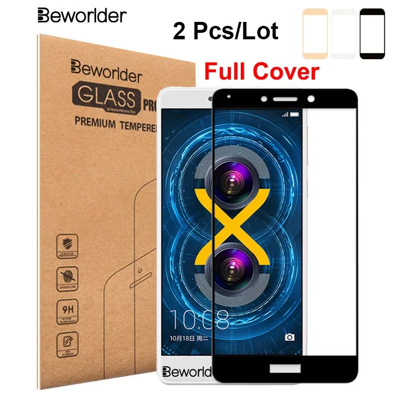 2 шт. закаленное стекло для huawei Honor 6X mate 9 Lite G8 8 Pro Защитная пленка | Мобильные