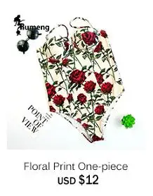 Floral Print One-piece 12-R013