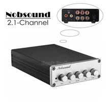 2017 New Nobsound Mini 2.1 Channel Digital Power Amplifier Hi-Fi Stereo Amp 2*50W+100W Subwoofer