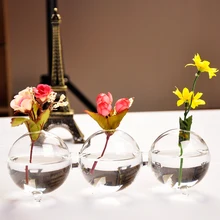 Соединены шарообразные Стекло гидропоника ваза для цветов декоративного садоводства Стекло ware подарок новизны и Craft Орнамент Интимные аксессуары