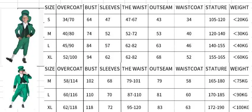 Взрослый ирландский Семья Группа костюм Лепрекона ребенок День Святого Патрика эльфийский наряд нарядная одежда шляпа Топ и штаны костюм для мужчин
