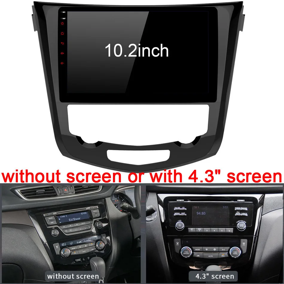 Flash Deal 10.2" Android 8.0 Car Multimedia Player for Nissan X-Trail Qashqail 2014 -2017 Auto GPS Glonass Navigation Smart System DVR PC 1