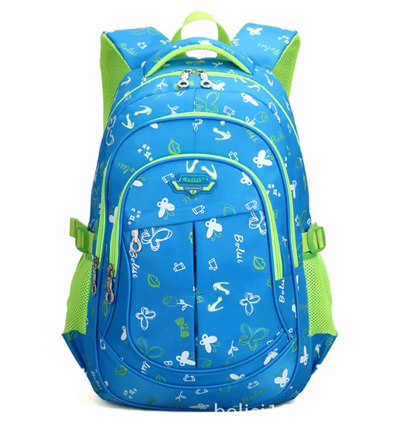 

ZHIERNA Waterproof book pack Children Backpacks School bags for teenagers Breathable Girls Printing Package Cute