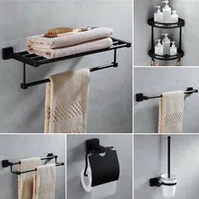 Аксессуары для ванной комнаты Набор угловая полка Держатель для полотенца вешалка для одежды держатель щетки аксессуары для ванной из нержавеющей стали