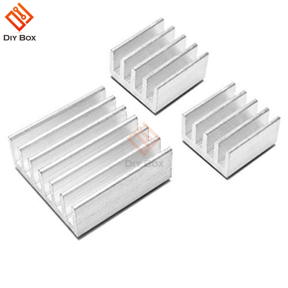 

3PCS One Set Aluminum Heatsink Cooler Adhesive Kit for Cool Raspberry Pi