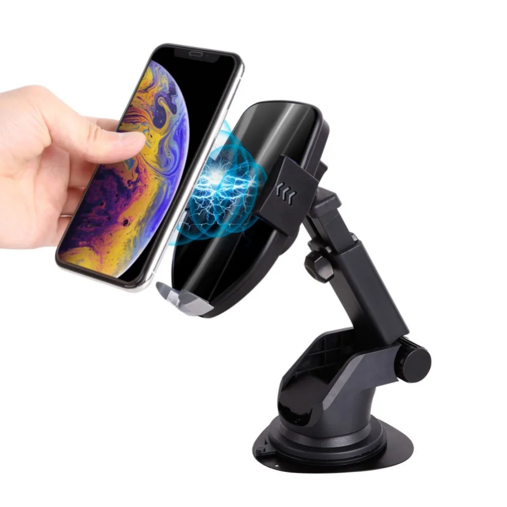 Qi Wireless Car Charger Mount,Automatic Sensor Fast Charging Air Vent Phone Holder Compatible Samsung Galaxy S9, iPhone Xs /XR/X