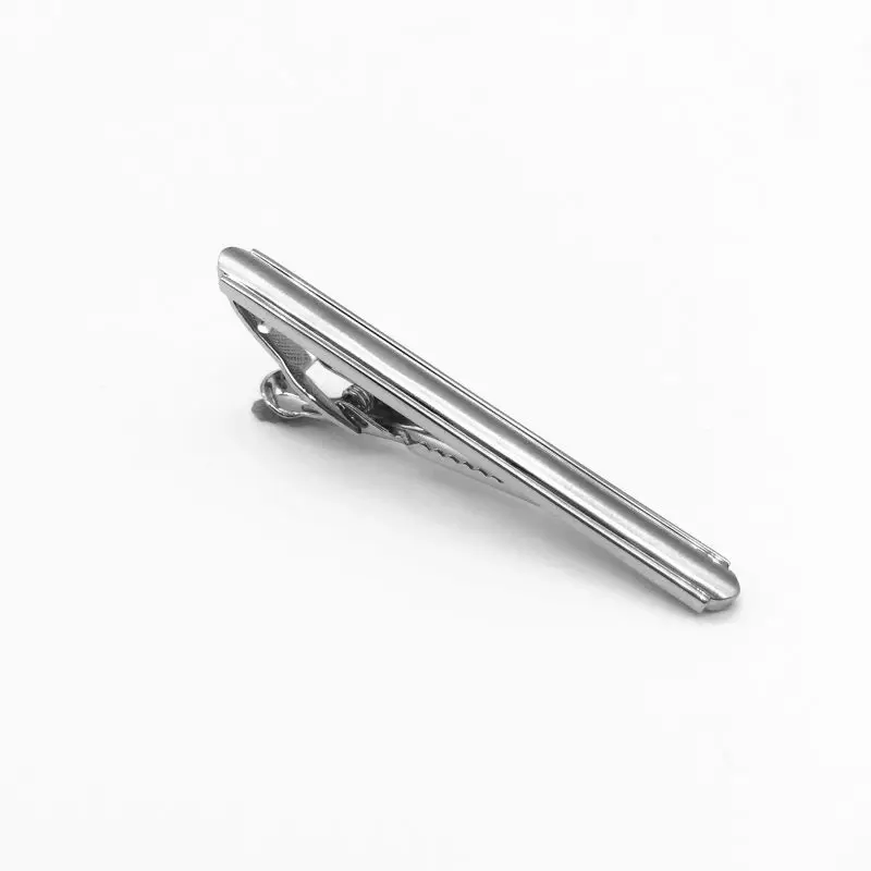 New Arrival Gentleman Silver Metal Simple Tie Clip come tie pin K08tie