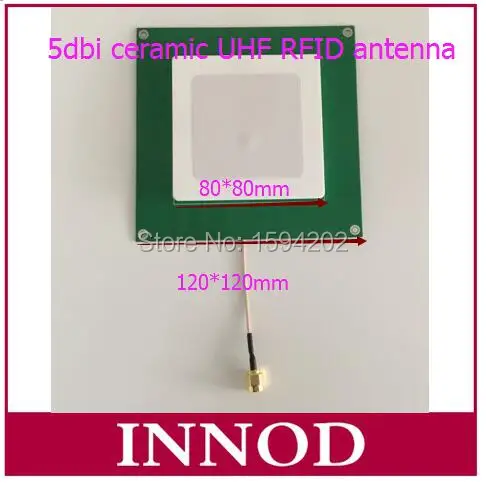10 шт. sma ipex Разъем 3dbi uhf rfid антенна 62*62 мм круговая поляризация Простая установка