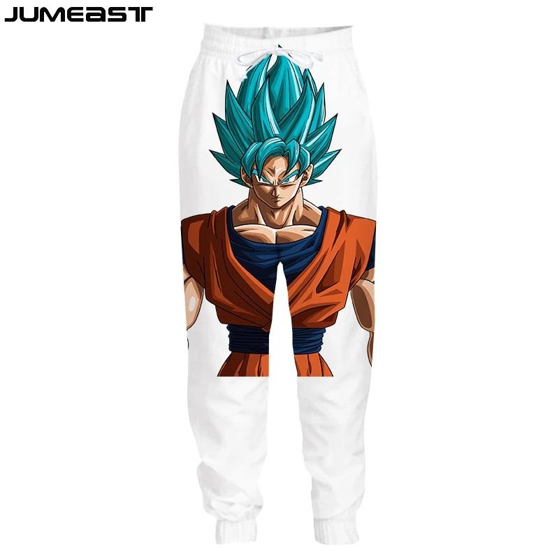 Jumeast бренд для мужчин/женщин 3D печатных аниме Dragon Ball повседневные длинные штаны спортивный пуловер длина пот брюки модные брюки