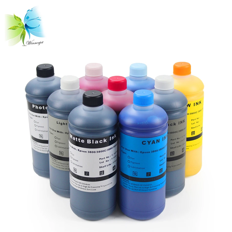 WINNERJET 1000ML Pigment Ink for Epson Stylus Pro 3800 3880 3800c 3890
