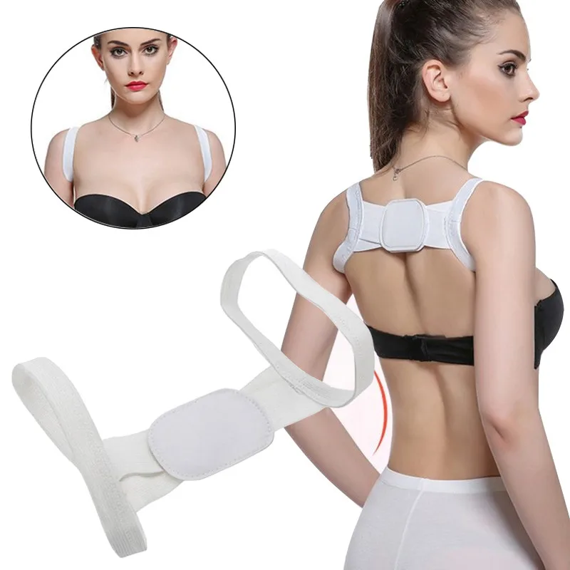 

ZWZCYZ Teens Women Back Posture Corrector Adjustable Shoulder Back Support Brace Straps Back Sitting Posture Corrector