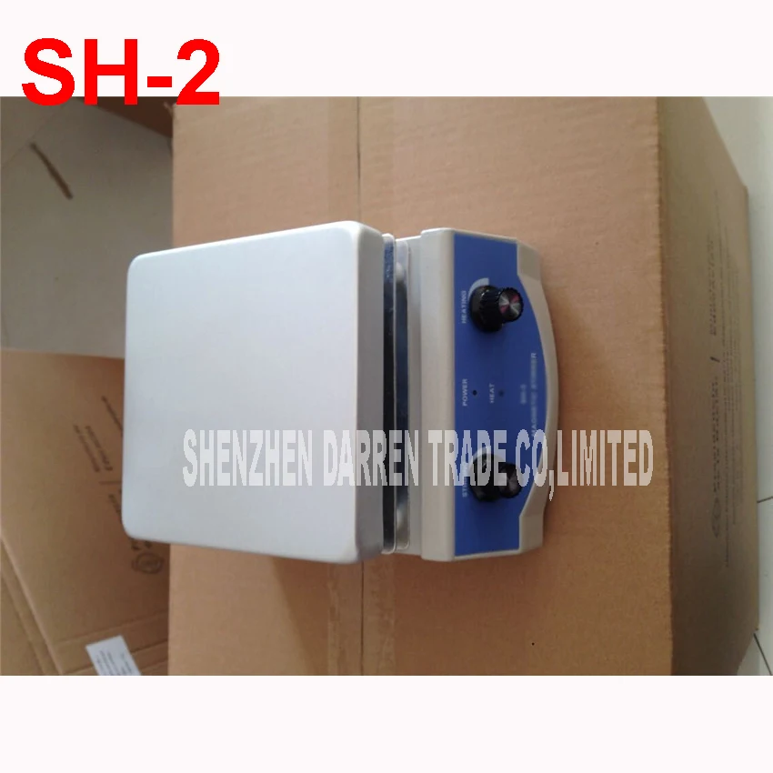 

110V/220v 50Hz SH-2 Magnetic Hotplate Stirring Machine 500ML Stirring Health Laboratory Adjustable Continuously 0-1600r/min