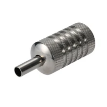 Профессиональные татуировки ручка для татуировки 304 нержавеющая сталь, татуировочная машинка наконечник трубы поставки Body Art Инструменты серебро