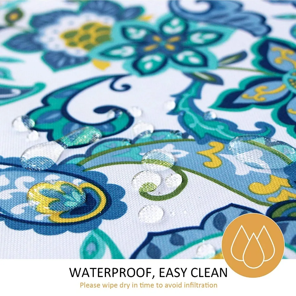 Ufriday Paisley Flower Outdoor Tablecloth With Umbrella Hole Waterprrof Table Cover For Patio Table Cloth With Zipper Tablecloths Aliexpress