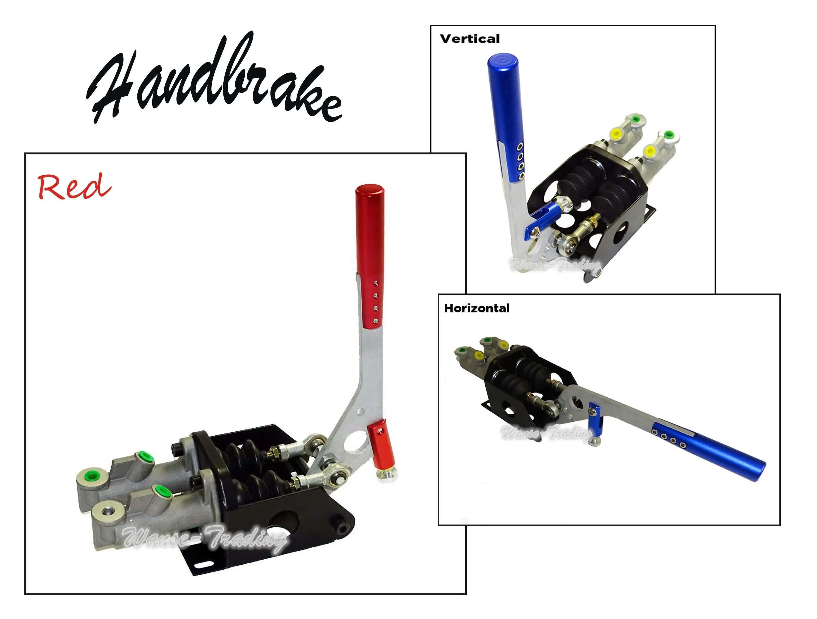 Buy Twin Dual Master Cylinder Hydraulic Handbrake Drifting E Brake Parking