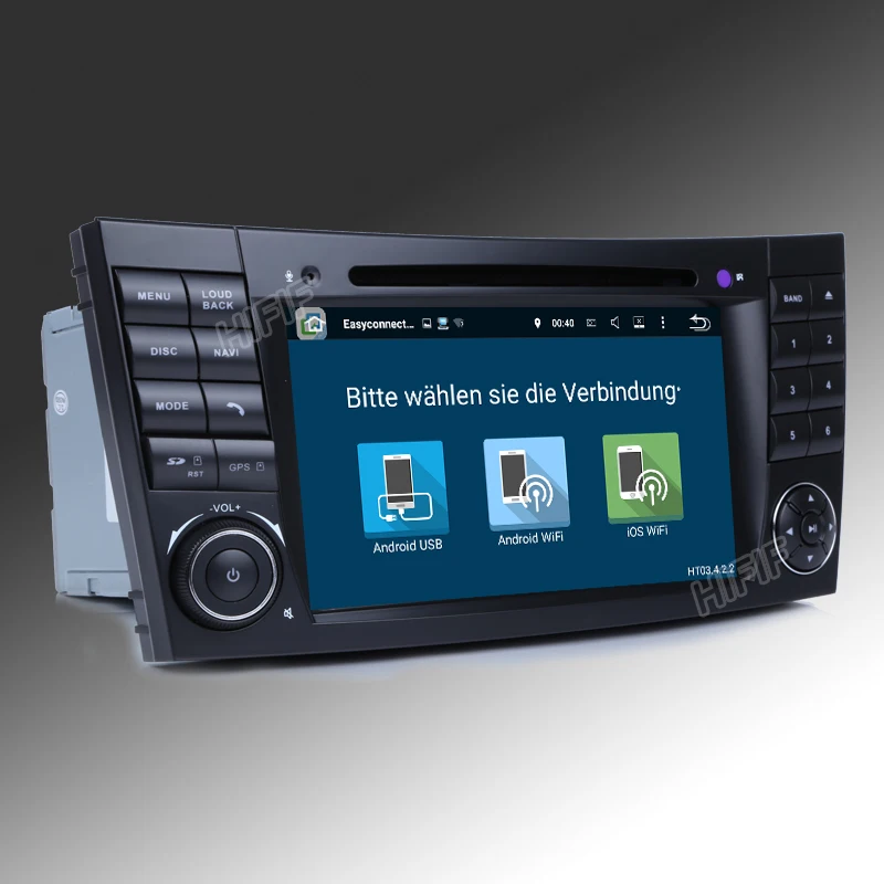 Best HIFIF 2Din 7 Inch Android Car DVD Player Video For E-Class/W211/Mercedes/Benz/CLK/G-Class/W463/CLS/W219 Wifi GPS Radio Free Maps 2