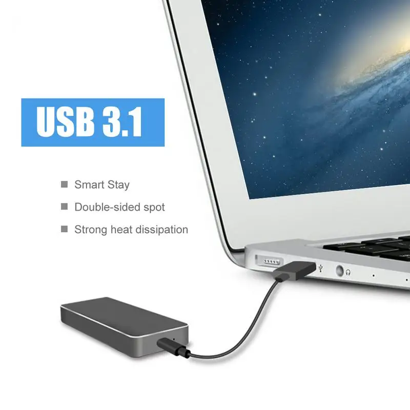 

Type-C NGFF (M2) To USB3.1 PCIENGFF MEKY SSD HDD Enclosure Computer Supplies Drop Shipping