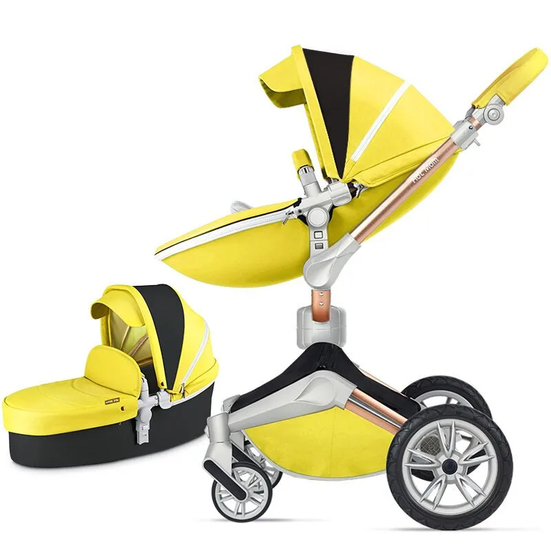 

Free ship!new color Hot Mom 2 in 1 Baby Stroller 360 degree Rotate baby carriage Luxury High Landscape Baby Pram EU Standard