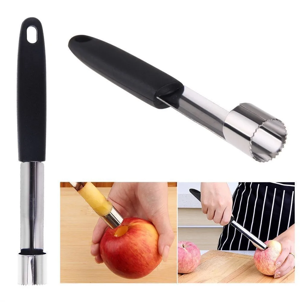 

Kitchen Fruit Core Separator Stainless Steel Core Seed Remover Fruit Apple Pear Corer Easy Twist Kitchen Home Vegetable Tool