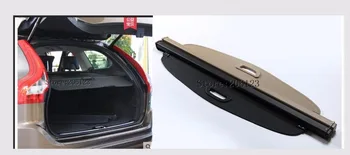 

For Volvo XC60 2009-2016 Rear Trunk Security Shield Cargo Cover High Qualit Auto Accessories Black Beige