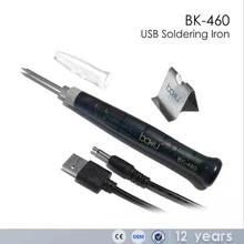 BK460 электрический набор утюга, USB портативный мини паяльник, 5 В Электрический паяльник, мобильный телефон ремонт паяльник инструмент