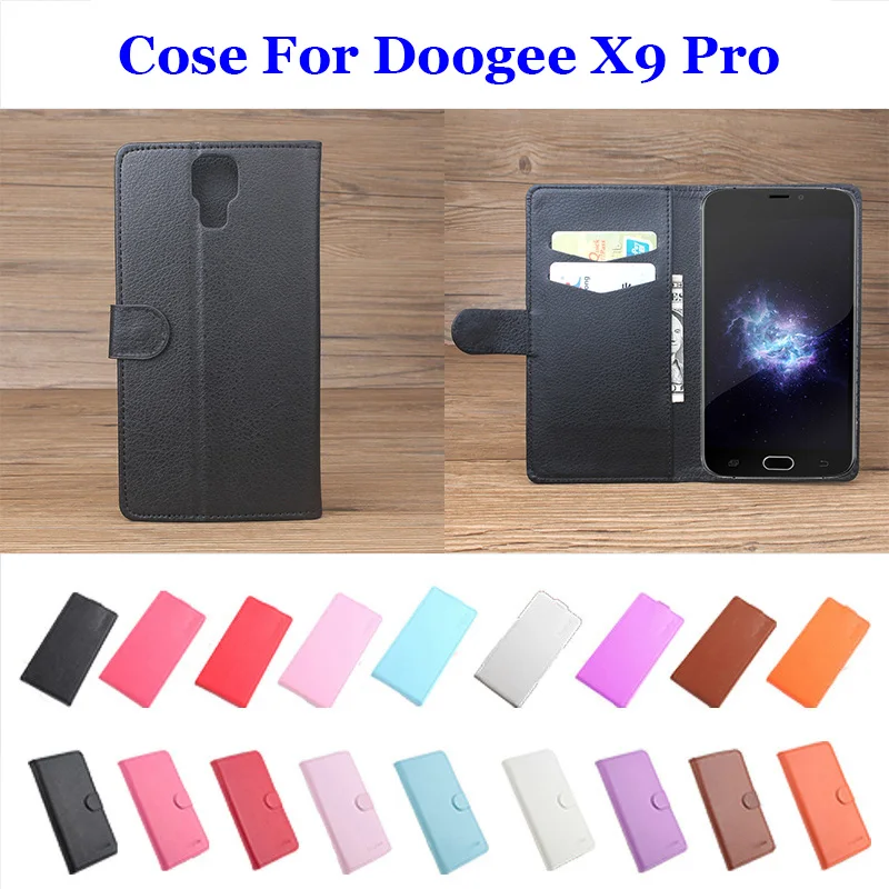 5 дюймов 9 цветов кожа личи высокого качества Для Doogee X9 Pro чехол для телефона флип