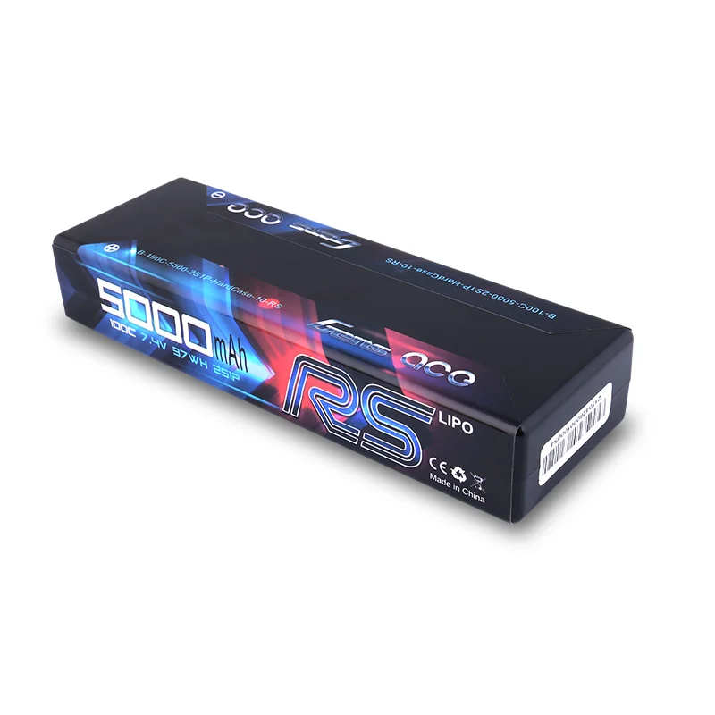 Gens ace Lipo батарея 7,4 в 5000 мАч 100C-200C Lipo 2 S батареи пакет разъем типа «deans» для HPI Vaterra Ofna Kyosho RC автомобиль