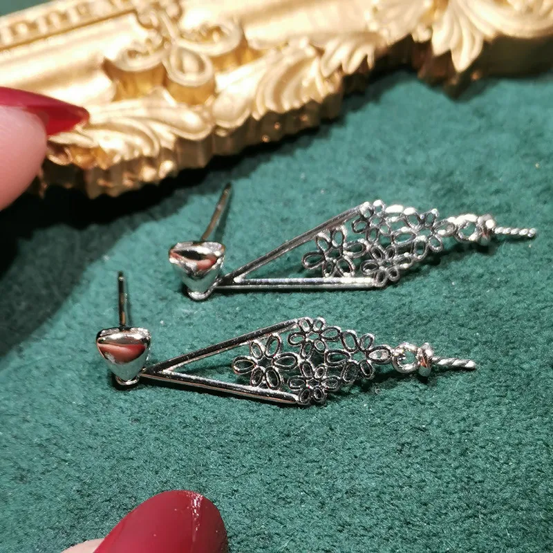 Серьги женские из серебра 925 пробы с искусственным жемчугом | Украшения и