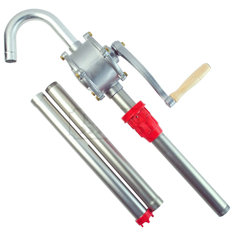 Pioneering 32mm diameter aluminum tanker manual hand pump suction lift