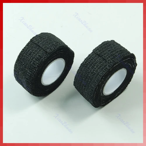 

10 Rolls Flex Wrap Finger Bandage Tape File Nail Art Manicure Protective black