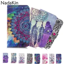 3D Vision окрашенный чехол для телефона чехол для Xiao mi Pocophone F1 mi A1 A2 Lite Red mi S2 Note 4 4X6 Pro откидная крышка с ремешком