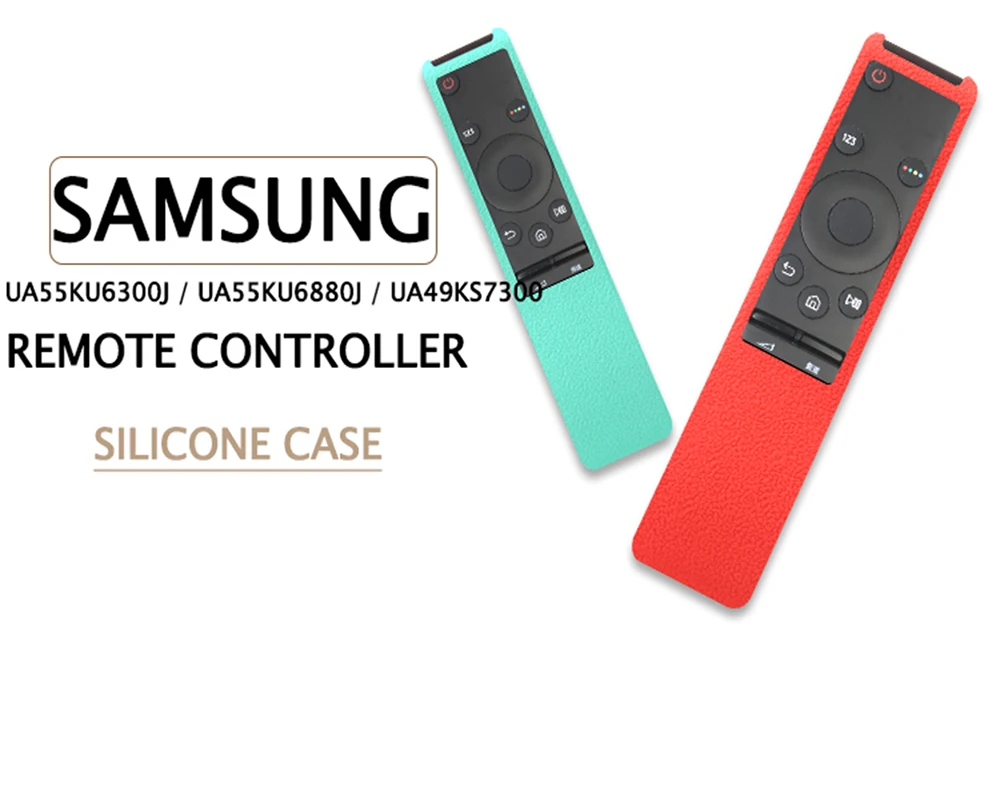 

SIKAI For Samsung Smart TV Remote Control Case Soft Silicone Cover For Samsung TV UA55KU6300J UA55KU6880J UA49KS7300 Remote Case