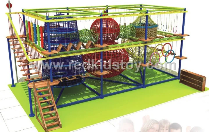 US $599.00 Shopping Center Children Rope Climbing Development Facility Factory Made HZ0651