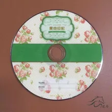 10 дисков для свадебной записи класса A 8x8,5 gb зеленый полоса печатных DVD+ R двухслойный диск