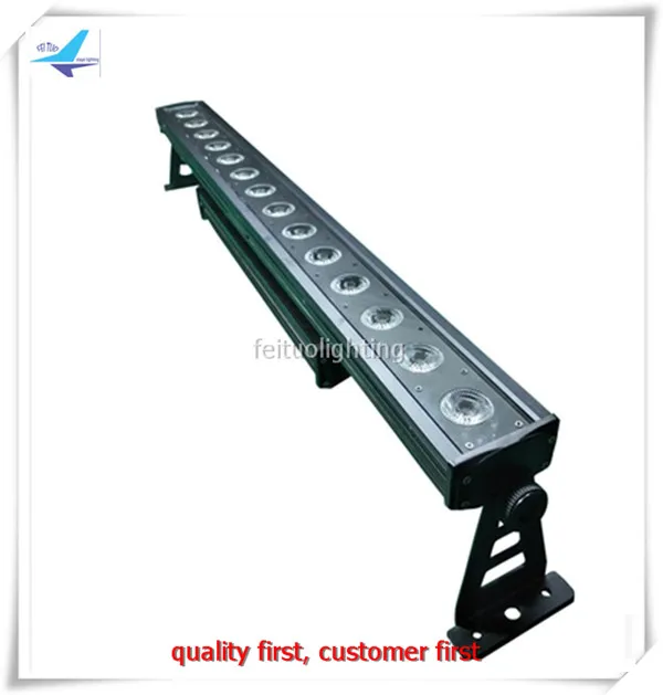 

free shipping 4pcs/lot New Outdoor Linear 14x15w Wall Washer IP65 Landscape Dot Control RGBWA UV 6IN1 Bar Club Floorlight Wash