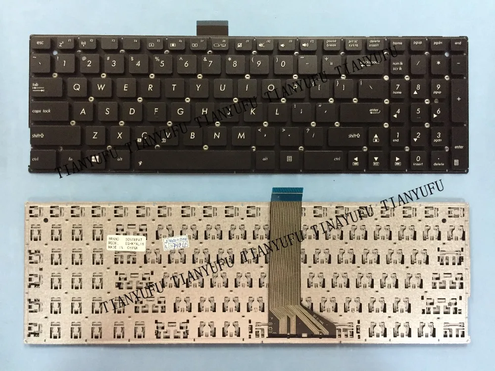 Новая английская клавиатура X553 для ноутбука ASUS X553M X553MA K553M K553MA F553M F553MA US черная |